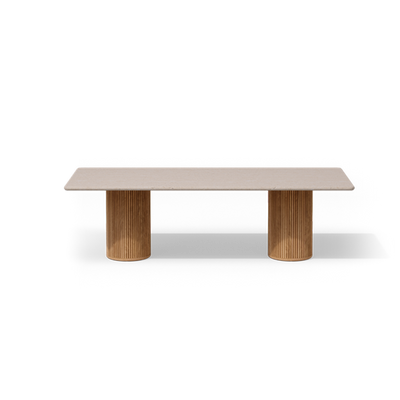 Otto Dining Table Rectangular Teak by Tribu