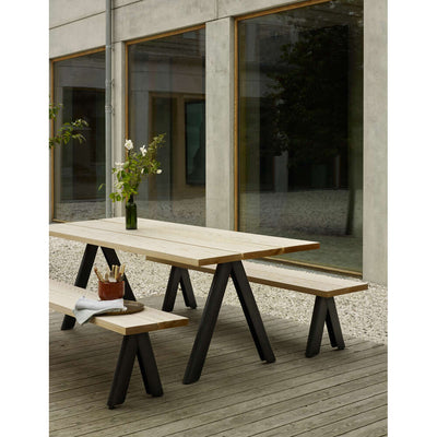 Overlap Outdoor Dining Table by Fritz Hansen