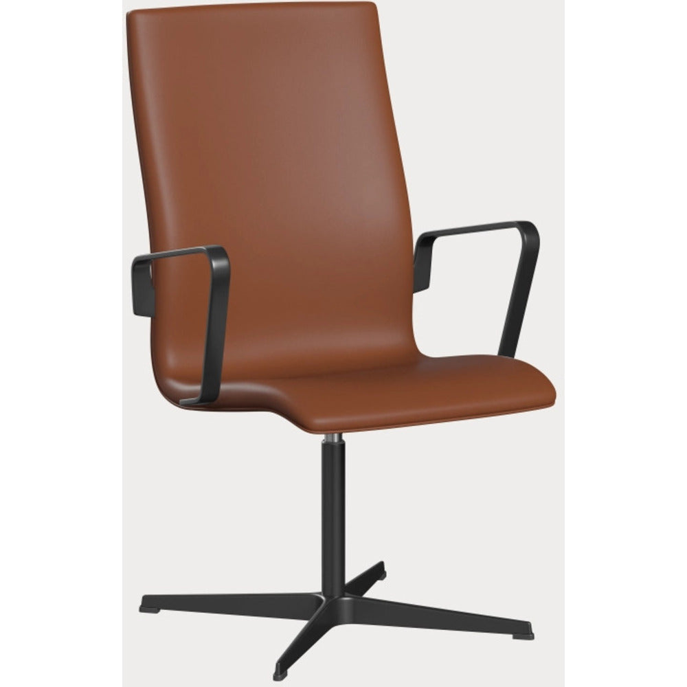 デスクチェア vintage fritz hansen oxford chair 1985 Oxford, With armrests, Middle-high back, Wheeled based, Soft