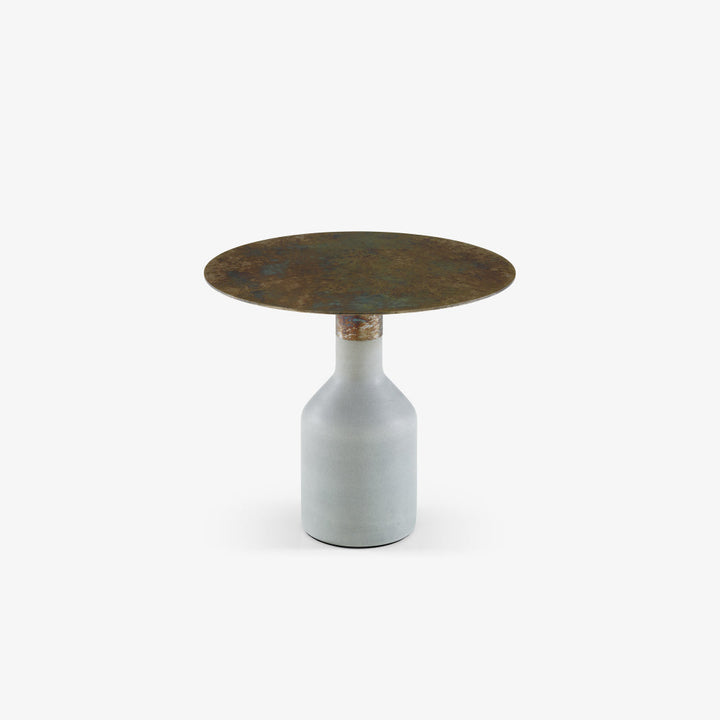 Oxydation Occasional Table Pied En Pierre De Toscane by Ligne Roset