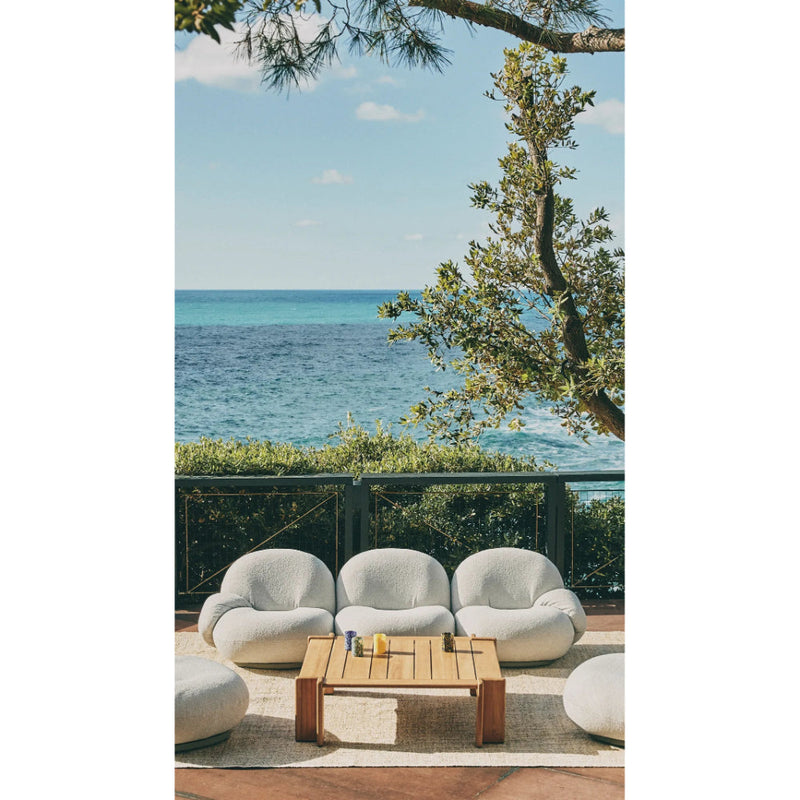 Pacha 3-Seater Outdoor Sofa with Armrest by Gubi-1