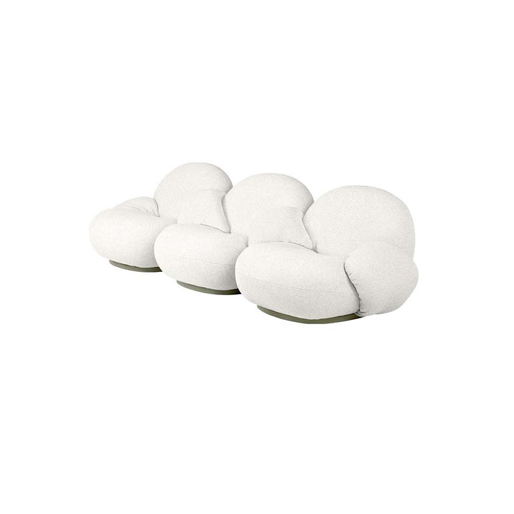 Pacha 3-Seater Outdoor Sofa with Armrest by Gubi