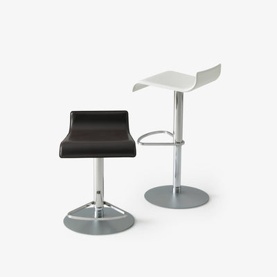 Pam Stool 'Synderme' Leather by Ligne Roset - Additional Image - 1