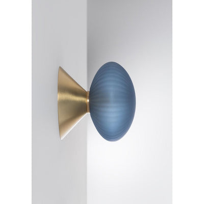 Peak brushed brass Sconce/Ceiling by SkLO 