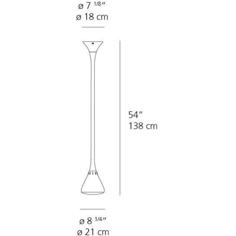 Pipe Susp LED 28W 27K 90CRI Dim 2-Wire Unv by Artemide 1