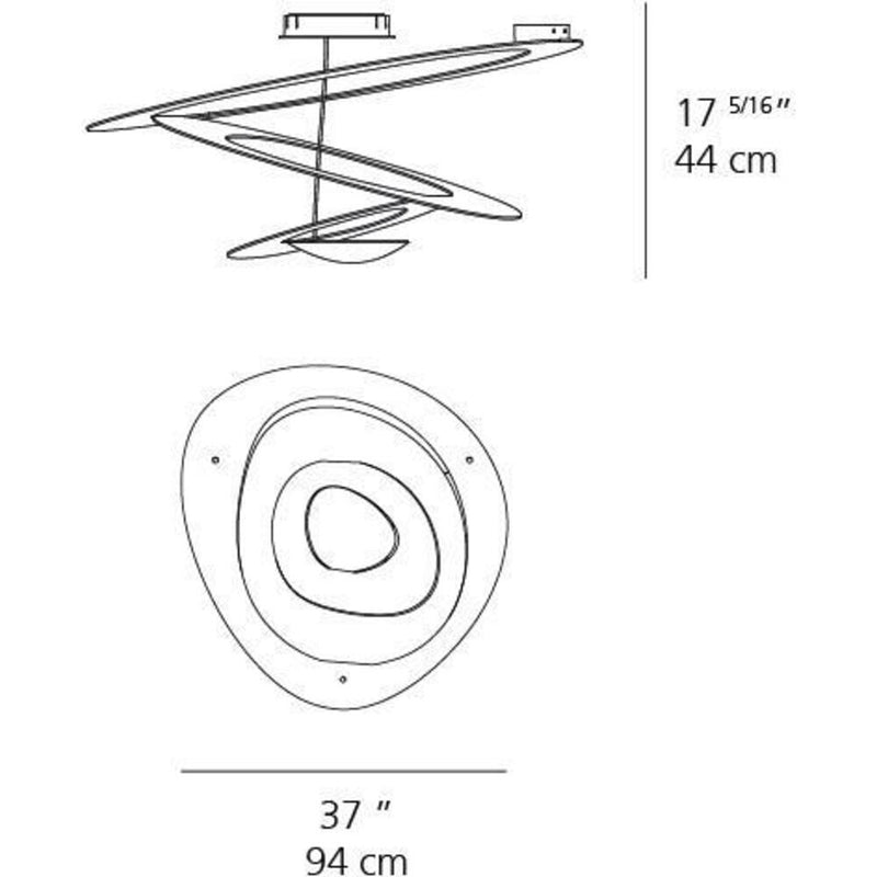 Pirce Ceiling Lamp by Artemide 1