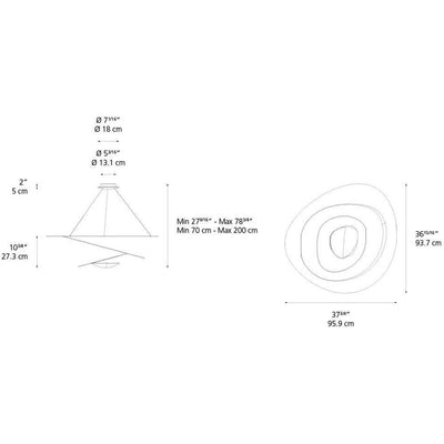 Pirce Suspension Lamp 28W by Artemide 1