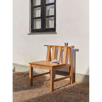 Plank Outdoor Dining Chair by Fritz Hansen