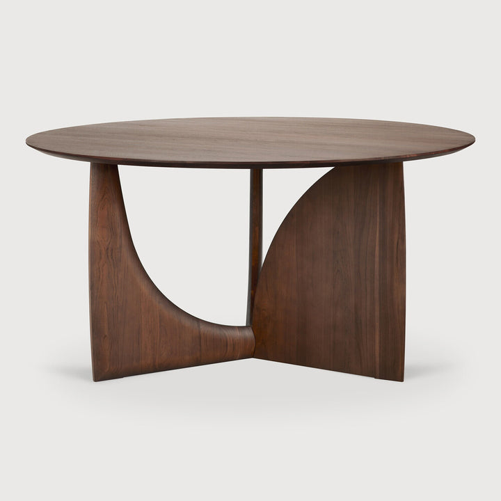 Geometric Dining Table, Round by Ethnicraft