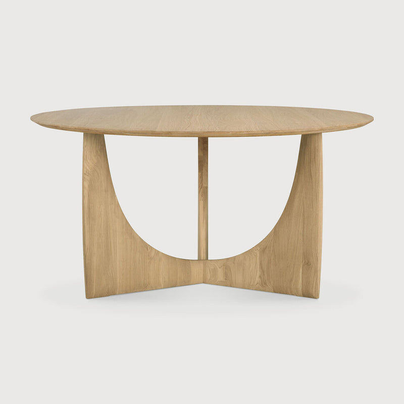 Geometric Dining Table, Round by Ethnicraft
