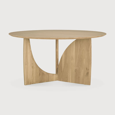 Geometric Dining Table, Round by Ethnicraft