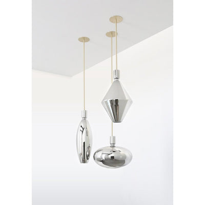 Reflect Silver Glass Pendant by SkLO 