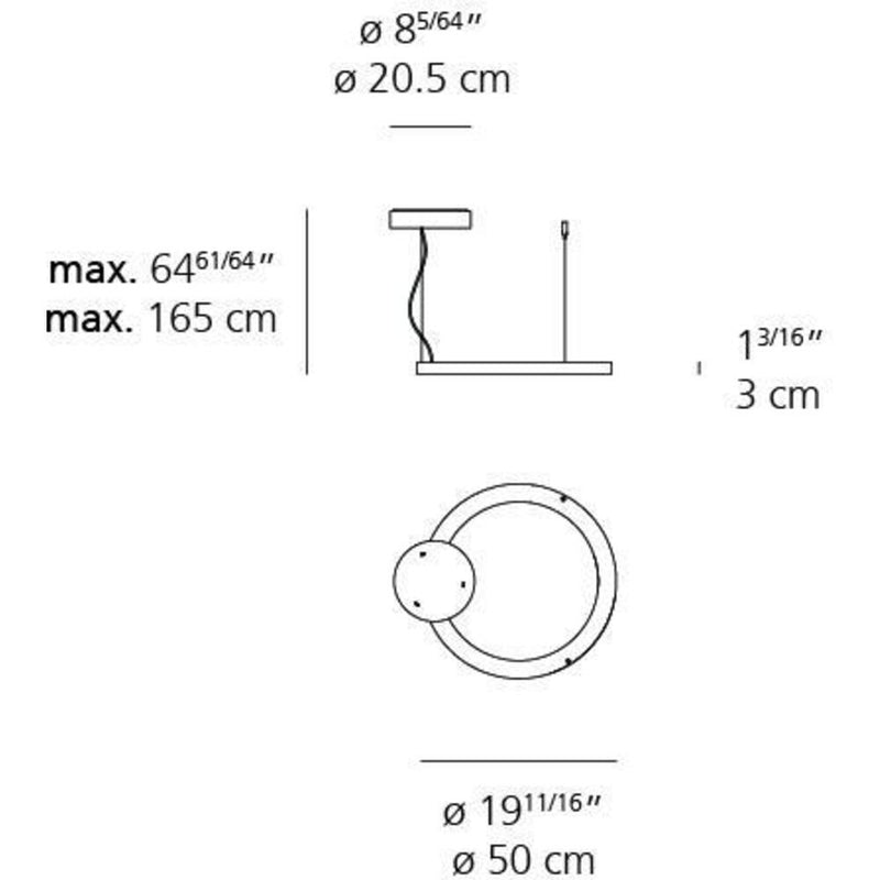 Ripple Suspension Lamp 0-10V by Artemide 3