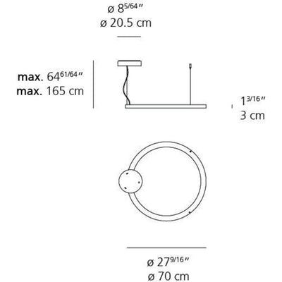 Ripple Suspension Lamp 0-10V by Artemide 4