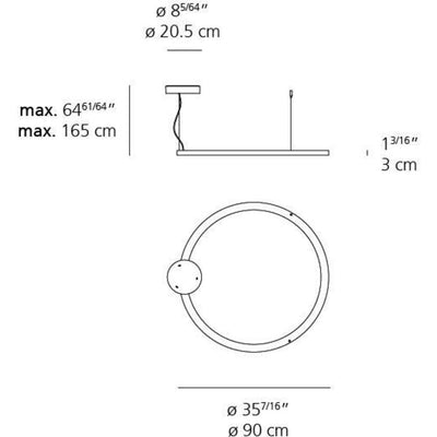 Ripple Suspension Lamp 0-10V by Artemide 5