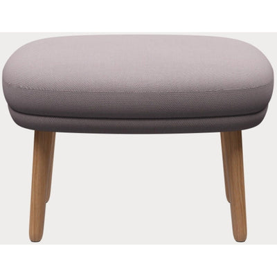 Ro Lounge Pouf Clear Lacquered Solid Wood / Oak by Fritz Hansen