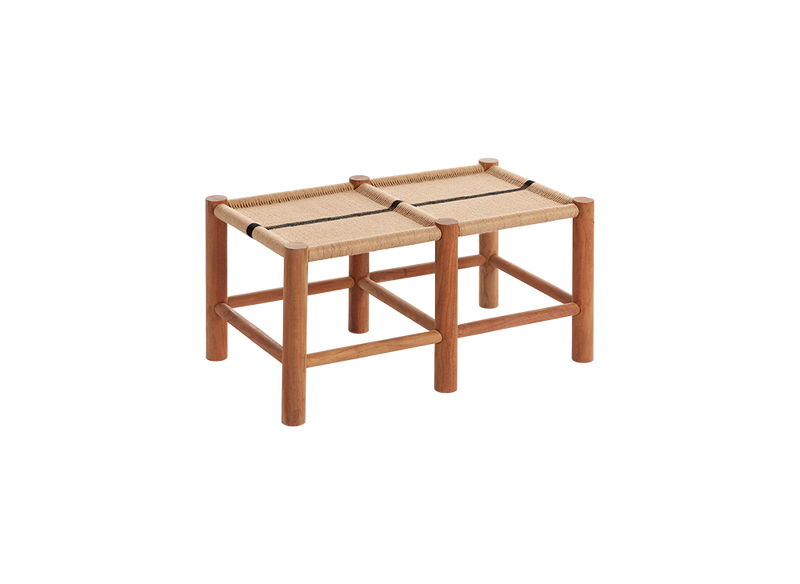 Roots Double Stool by GAN