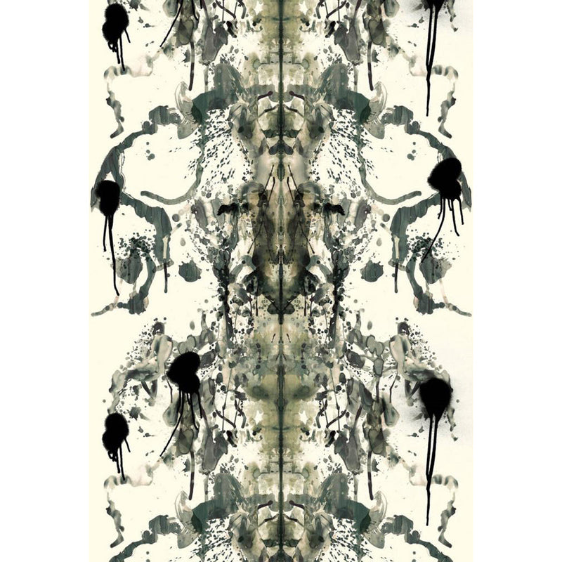 Rorschach Velvet Fabric Wallpaper by Timorous Beasties