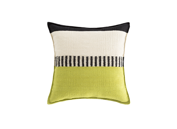 Rustic Chic Pistachio Square Cushion by GAN