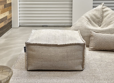 Sail Square Pouf by GAN