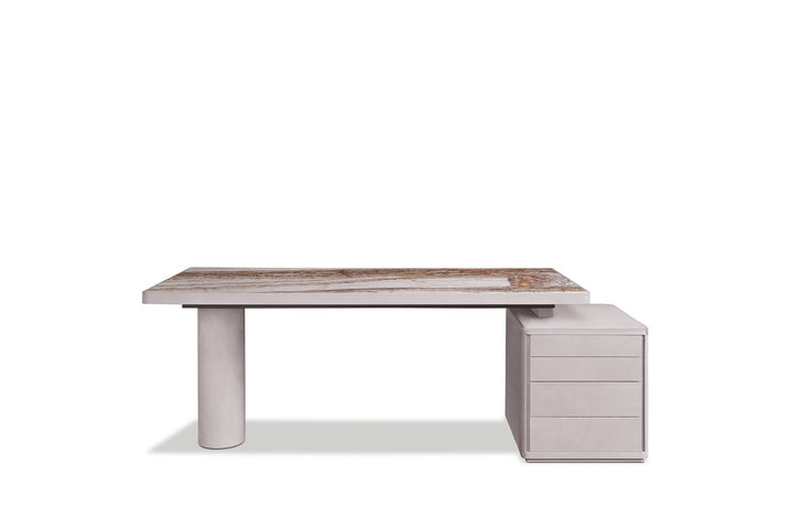 Verba Volant Slim Stone Desk by Baxter