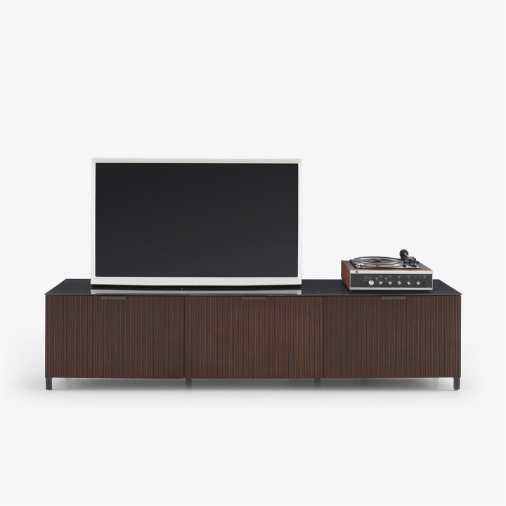 Selvans Tv Cabinet 2 Flap Doors + 1 Drawer by Ligne Roset