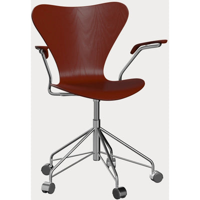 Series 7 Desk Chair 3217 by Fritz Hansen - Additional Image - 11