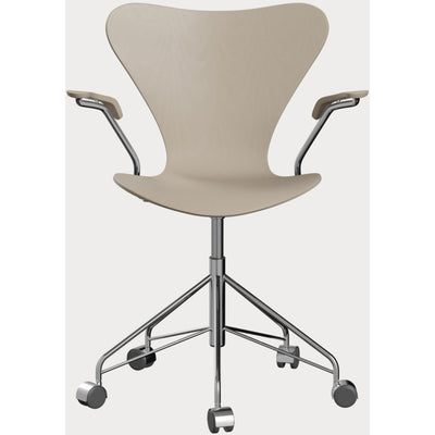 Series 7 Desk Chair 3217 by Fritz Hansen - Additional Image - 1