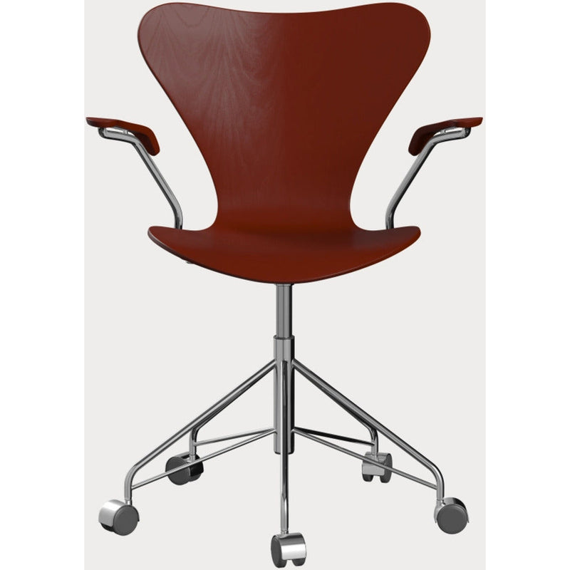 Series 7 Desk Chair 3217 by Fritz Hansen - Additional Image - 3