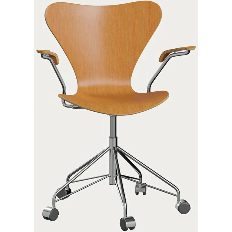 Series 7 Desk Chair 3217 by Fritz Hansen - Additional Image - 4