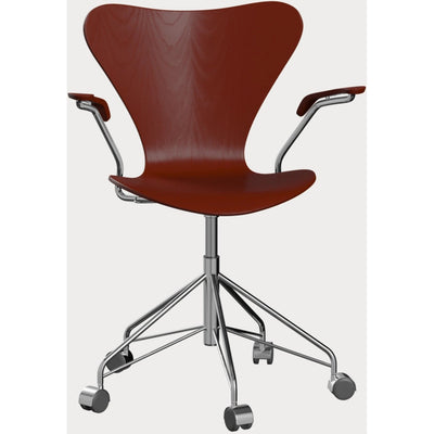 Series 7 Desk Chair 3217 by Fritz Hansen - Additional Image - 7