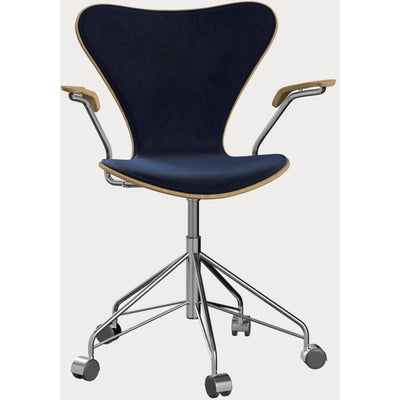 Series 7 Desk Chair 3217fru by Fritz Hansen - Additional Image - 4