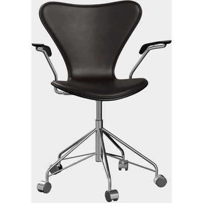 Series 7 Desk Chair 3217fru by Fritz Hansen - Additional Image - 6