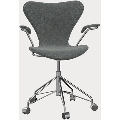 Series 7 Desk Chair 3217fu by Fritz Hansen - Additional Image - 4