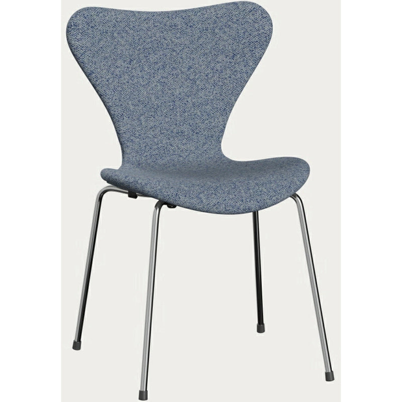 Series 7 Dining Chair Upholstered Chrome by Fritz Hansen - Additional Image - 10