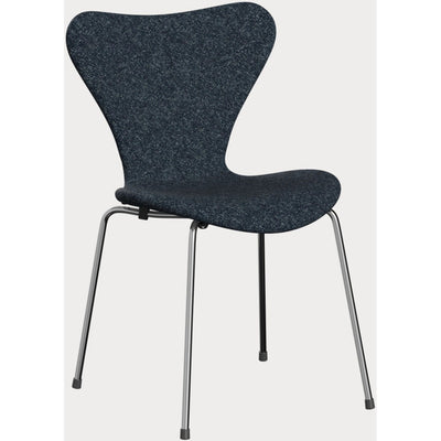 Series 7 Dining Chair Upholstered Chrome by Fritz Hansen - Additional Image - 15