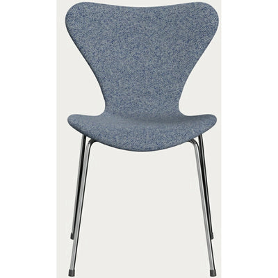 Series 7 Dining Chair Upholstered Chrome by Fritz Hansen - Additional Image - 2