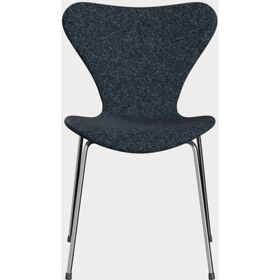 Series 7 Dining Chair Upholstered Chrome by Fritz Hansen