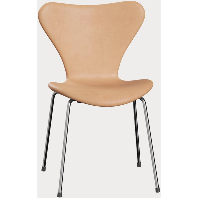 Series 7 Dining Chair Upholstered Chrome by Fritz Hansen - Additional Image - 4