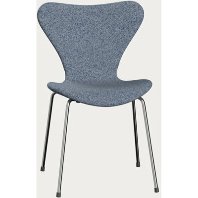 Series 7 Dining Chair Upholstered Chrome by Fritz Hansen - Additional Image - 6