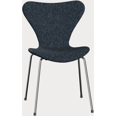 Series 7 Dining Chair Upholstered Chrome by Fritz Hansen - Additional Image - 7