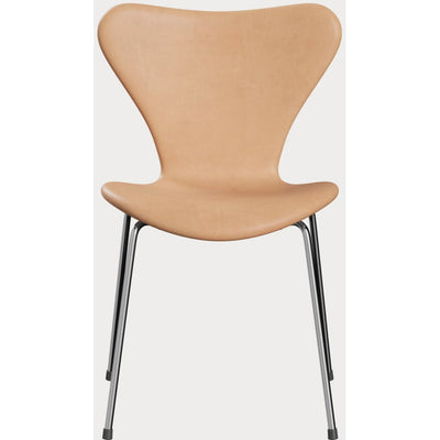 Series 7 Dining Chair Upholstered Chrome by Fritz Hansen
