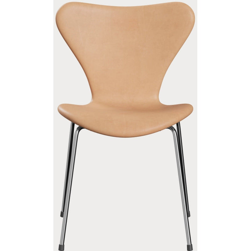 Series 7 Dining Chair Upholstered Chrome by Fritz Hansen