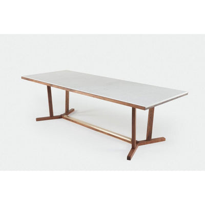 Shaker Dining Table Stone Top by De La Espada 2