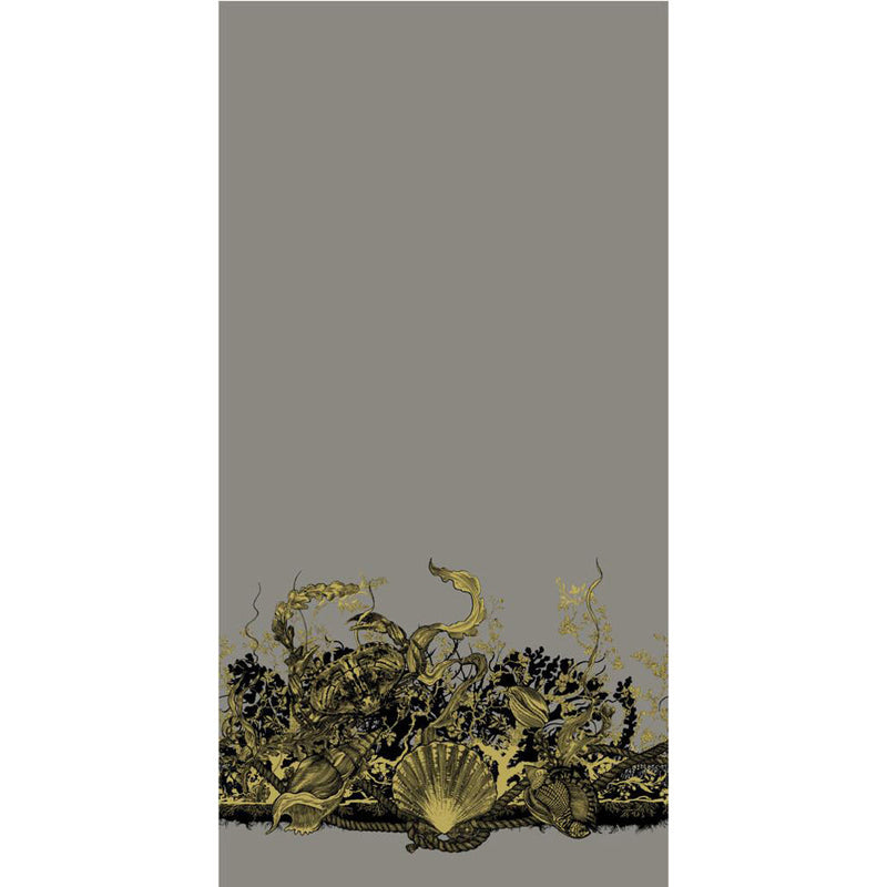 Shell & Crab Velvet Fabric Wallpaper by Timorous Beasties-1