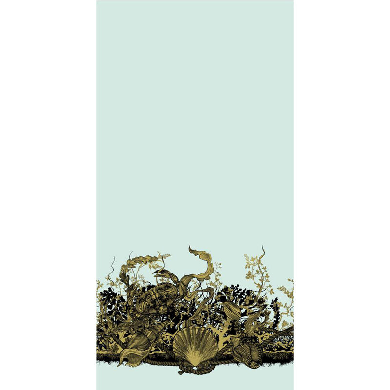 Shell & Crab Velvet Fabric Wallpaper by Timorous Beasties-2