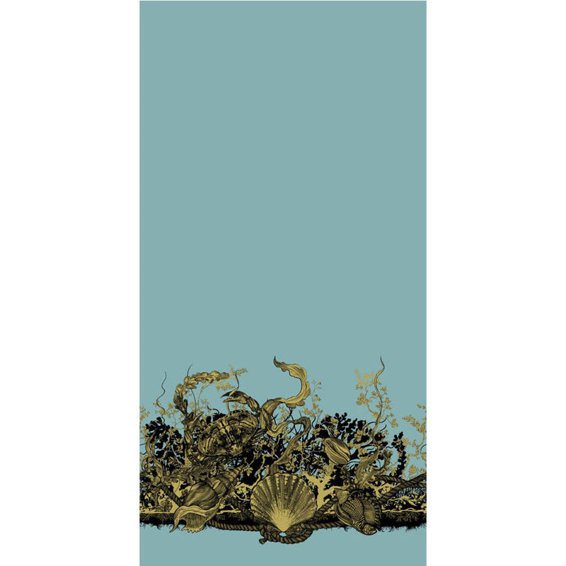 Shell & Crab Velvet Fabric Wallpaper by Timorous Beasties-3