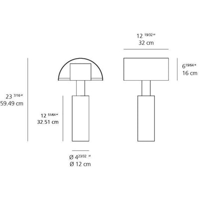 Shogun Table 150W E26 120V Cetlus by Artemide 1