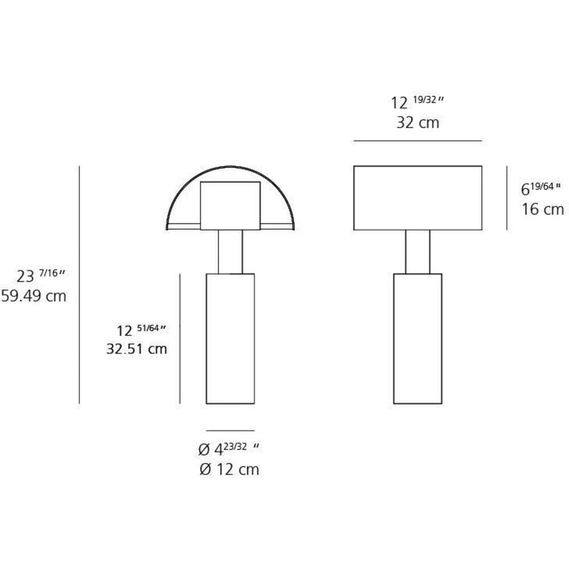 Shogun Table 150W E26 120V Cetlus by Artemide 1