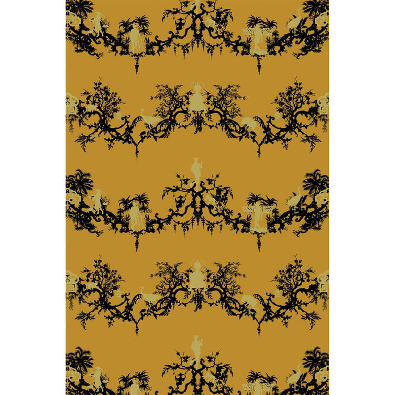 Shuiping De Pillement Velvet Fabric Wallpaper by Timorous Beasties-1